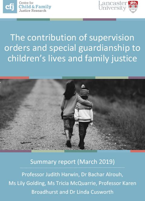 The contribution of supervision orders and special guardianship to children’s lives and family justice - summary report