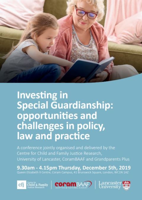 Investing in Special Guardianship: opportunities and challenges in policy, law and practice