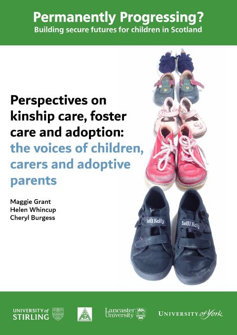 Perspectives on kinship care, foster care and adoption: the voices of children, carers and adoptive parents - final report