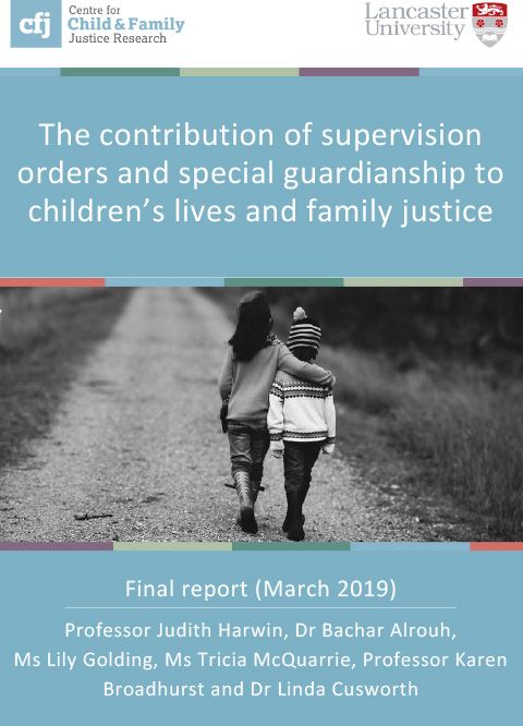 The contribution of supervision orders and special guardianship to children’s lives and family justice - final report
