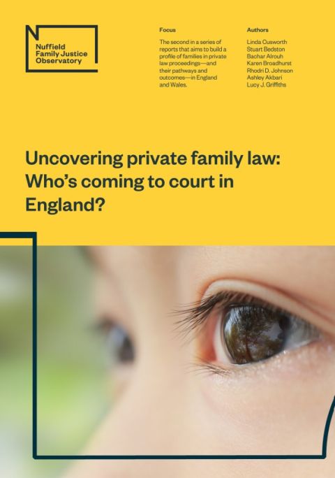 Uncovering private family law: who's coming to court in England?