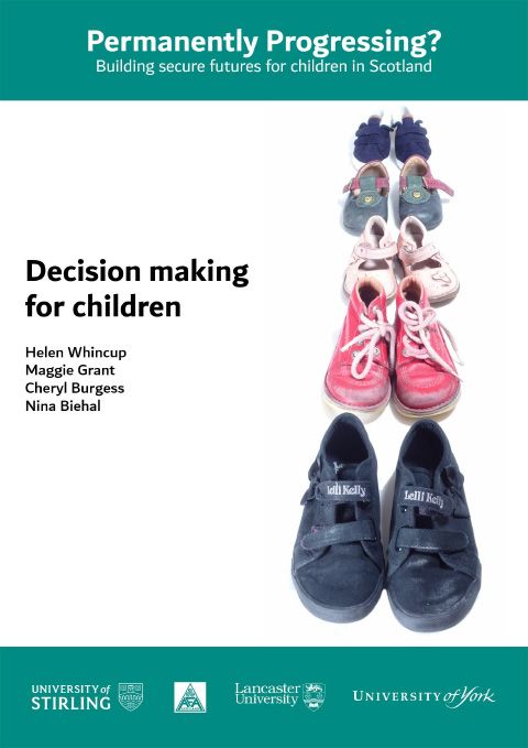 Decision making for children - final report
