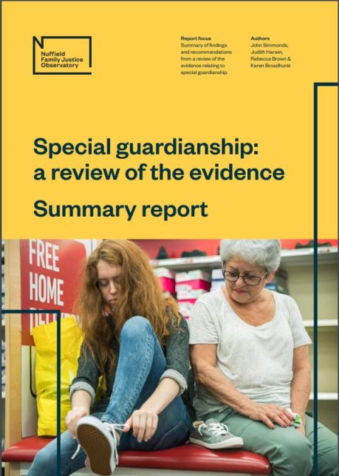 Special Guardianship: a review of the evidence - summary report