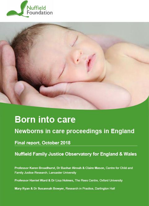 Born into care: Newborns in care proceedings in England - final report 