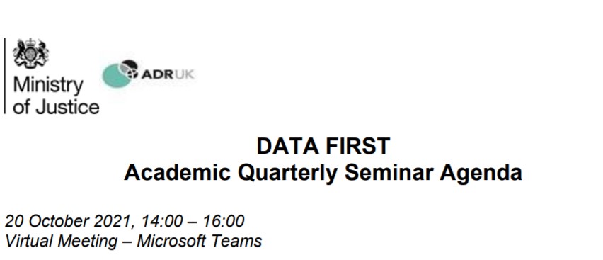 Data First Quarterly Academic Seminar 