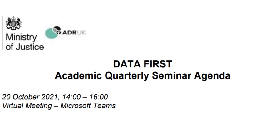 Data First Quarterly Academic Seminar